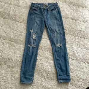 Paige destroyed skinny jeans